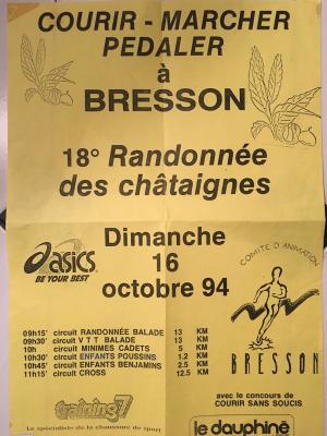 Cross des châtaignes 1990 à 1999