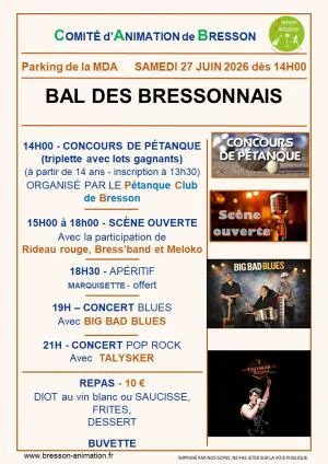 Bal des Bressonnais 2026