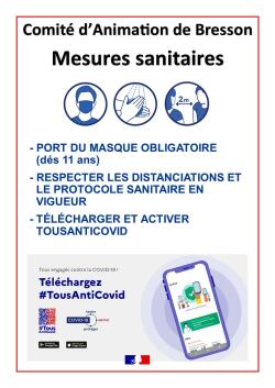 Mesures Sanitaire