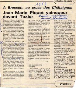 Articles de presse DL 1979