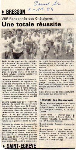 Articles de presse DL2 1984