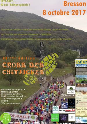 Cross des châtaignes 2017, 40ième édition