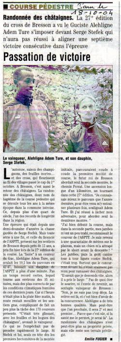 Articles de presse DL 2004