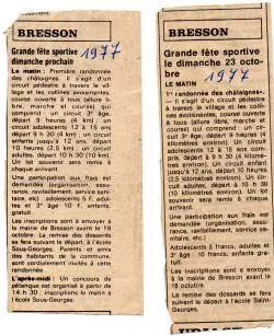 Articles de presse DL2 1977