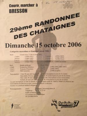 Cross des châtaignes 2000 à 2006