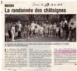 Articles de presse DL 2001 (course off-pas de course officielle)